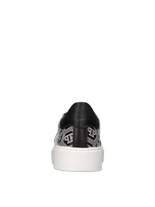 Sneakers in pelle PHILIPP PLEIN | 80019 GINEVRANERO-BIANCO